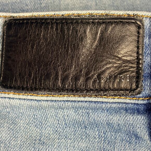Amiri Men’s Skinny Jeans Size 34 Light Wash w/ Dual Zipper Detailing - Picture 13 of 16